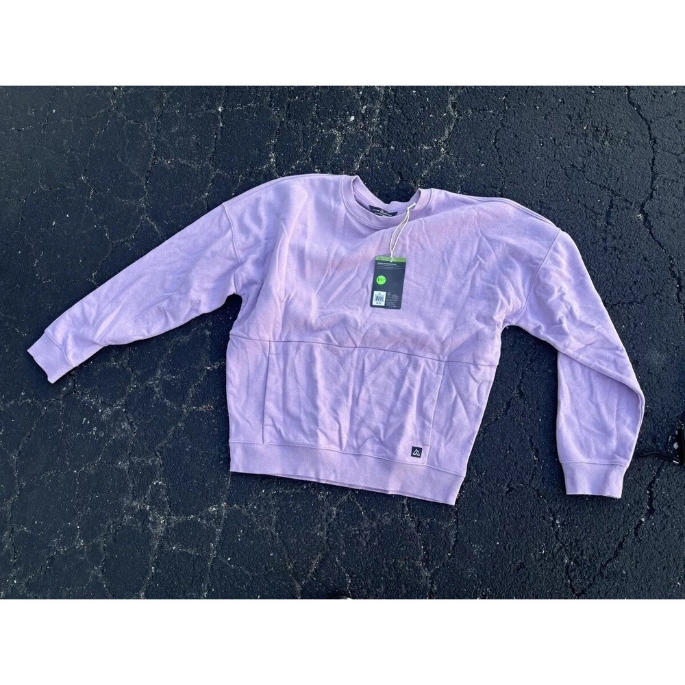 Alpine Design Long Sleeve Sweatshirt Men's Small Light Purple NWT